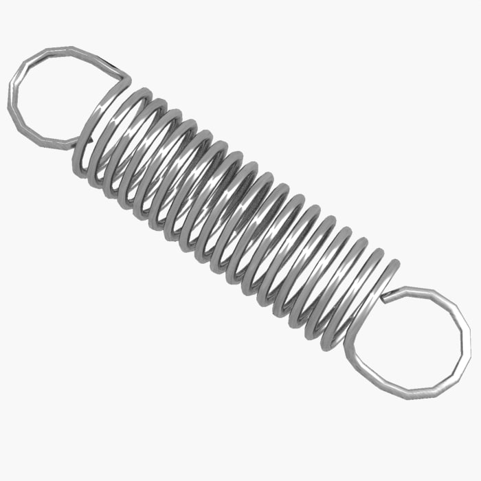 3dsmax mechanical spring